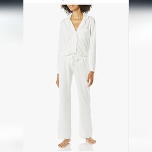 Women's Cotton Modal Lux Soft Long-Sleeve Shirt and Full-Length Bottom Pjs